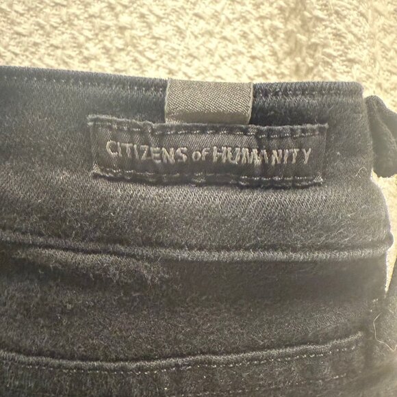 Citizens of Humanity Rocket crop high rise skinny jeans Black Size 29 - Picture 5 of 9
